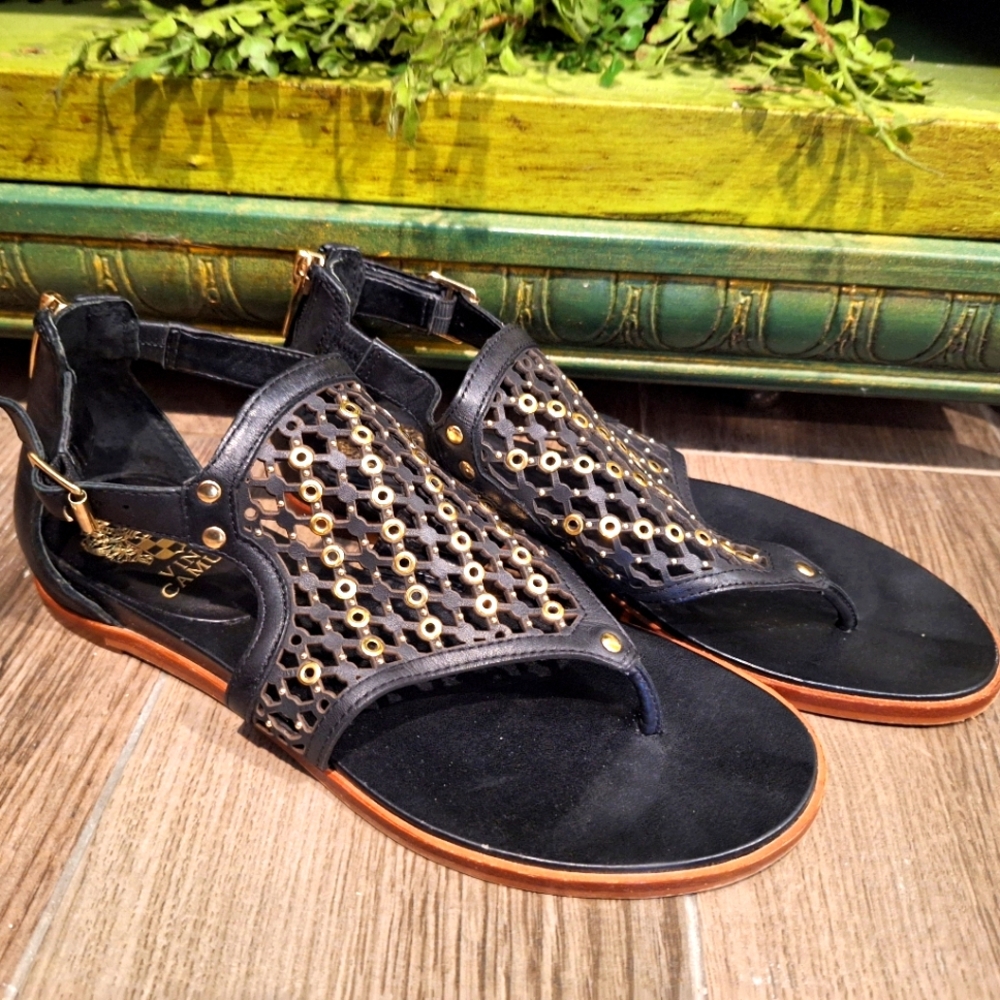 Vince Camuto Black Sandals